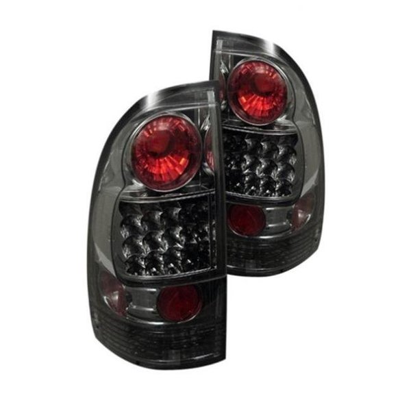 Spyder Spyder 5007957 2005-2015 Toyota Tacoma Chrome; Red & Smoke LED Tail Lights 5007957